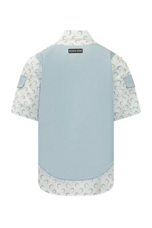 Light blue cotton shirt MARINE SERRE | MSI074ARWOV0058WH12